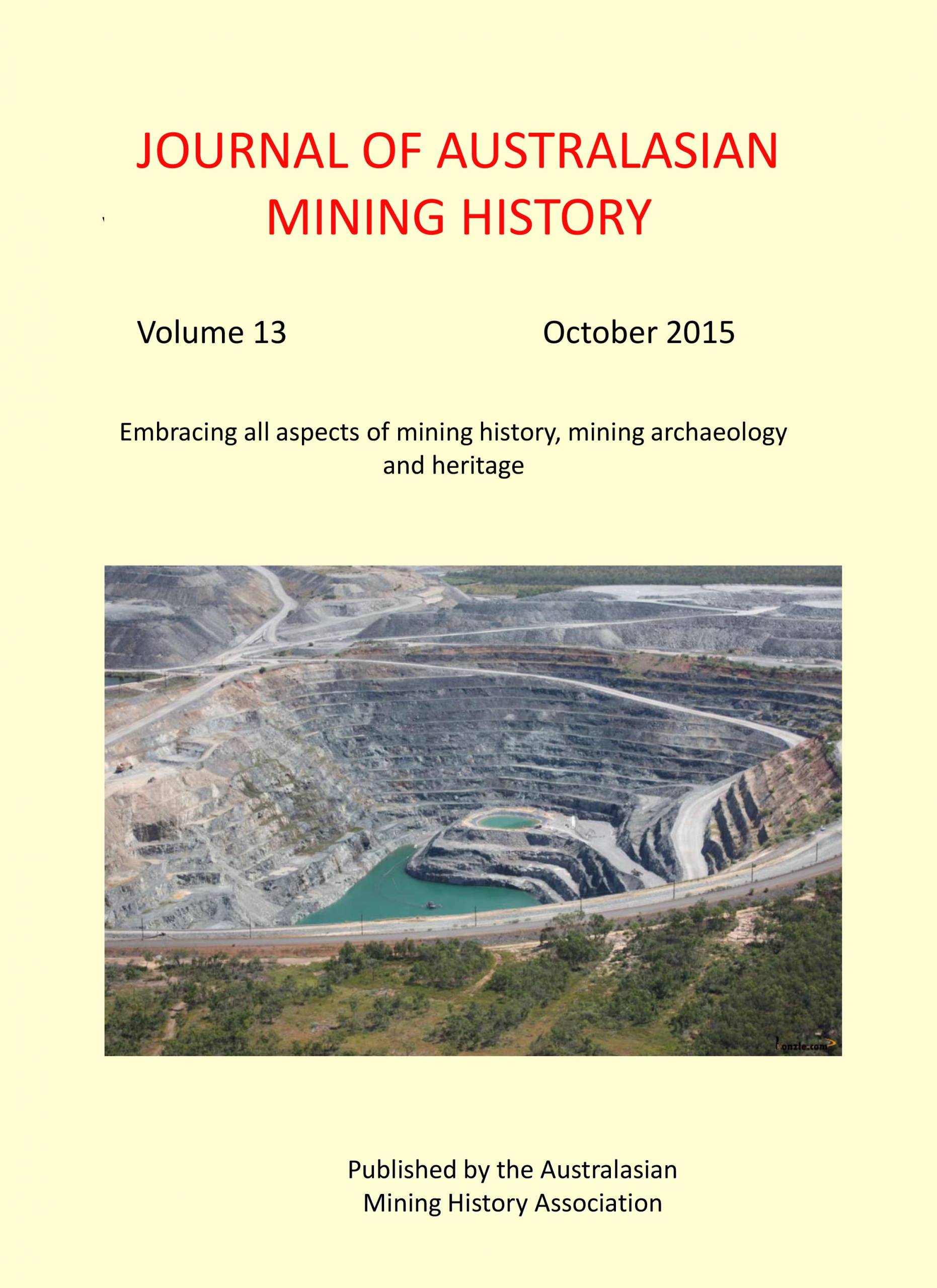 Journal Archive - Australasian Mining History